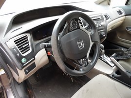 2013 Honda Civic LX Metallic Brown Sedan 1.8L AT #A21384